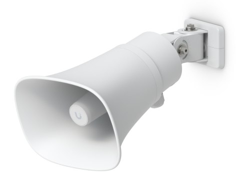 Zewnętrzny klakson Ubiquiti PoE 120 dB przeznaczony do pracy w każdych warunkach atmosferycznych