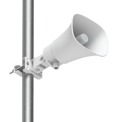 Zewnętrzny klakson Ubiquiti PoE 120 dB przeznaczony do pracy w każdych warunkach atmosferycznych