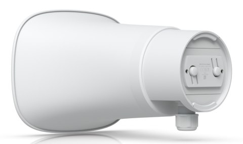 Zewnętrzny klakson Ubiquiti PoE 120 dB przeznaczony do pracy w każdych warunkach atmosferycznych