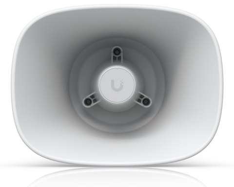 Zewnętrzny klakson Ubiquiti PoE 120 dB przeznaczony do pracy w każdych warunkach atmosferycznych