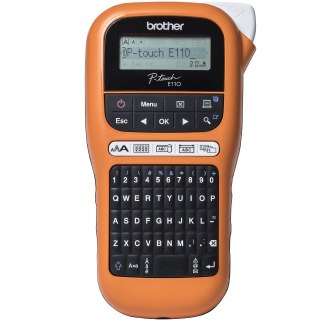 Brother PT-E110 drukarka etykiet Termotransferowy 180 x 180 DPI 20 mm/s HGe/TZe QWERTY