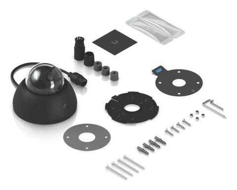 Ubiquiti AI Dome Kopułowa Kamera bezpieczeństwa IP Wewnętrz i na wolnym powietrzu 3840 x 2160 px Sufit / Ściana