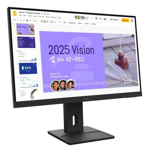 Lenovo ThinkVision E27Q-40 monitor komputerowy 68,6 cm (27") 2560 x 1440 px Quad HD LCD Czarny
