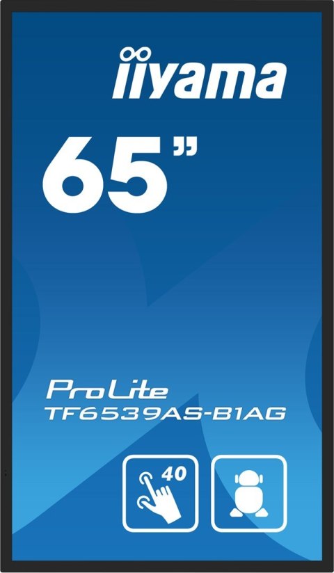 Monitor Iiyama Display Public 65 TF6539AS-B1AG