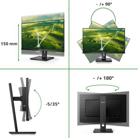 Philips B Line 272B1G/00 LED display 68,6 cm (27") 1920 x 1080 px Full HD Czarny