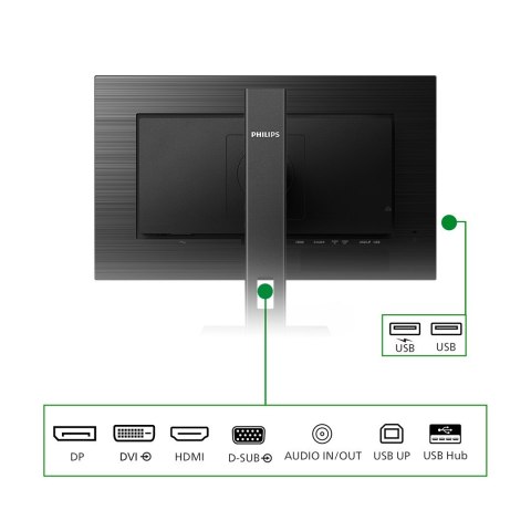 Philips B Line 272B1G/00 LED display 68,6 cm (27") 1920 x 1080 px Full HD Czarny