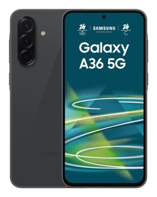 Samsung Galaxy A36 17 cm (6.7") Dual SIM Android 15 5G USB Type-C 8 GB 256 GB 5000 mAh Czarny