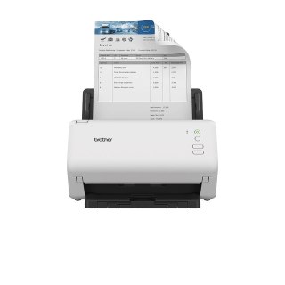 Skaner dokumentowy Brother ADS-4100 z dupleksem i ADF do 35 str./min | Skanowanie dwustronne | Automatycznie. Podajnik na 60 ark