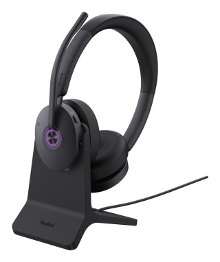 Słuchawki Yealink BH74 + Stand UC USB-C/A USB Type-C / USB Type-A Bluetooth Podstawka do ładowania Czarne (1208684)