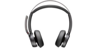 POLY Zestaw słuchawkowy Voyager Focus 2 z certyfikatem Microsoft Teams USB-C-C + przejściówka USB-C/A + podstawka ładująca