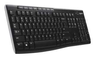 Klawiatura Logitech K270 (bezprzewodowa czarny USB) US