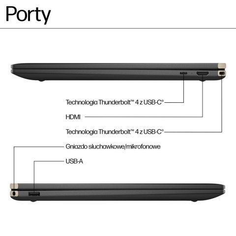 HP Spectre x360 16-aa0233nw Ultra 7 155H 16" 2.8K Touch OLED 120Hz AG 16GB DDR5 6400 SSD1TB RTX 4050_6GB Cam 9MP 83Wh W11Pro 2Y