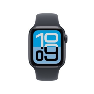 Apple Watch SE 3 GPS 40 mm z aluminiową kopertą w kolorze Midnight i sportową bransoletką Midnight - rozmiar S/M