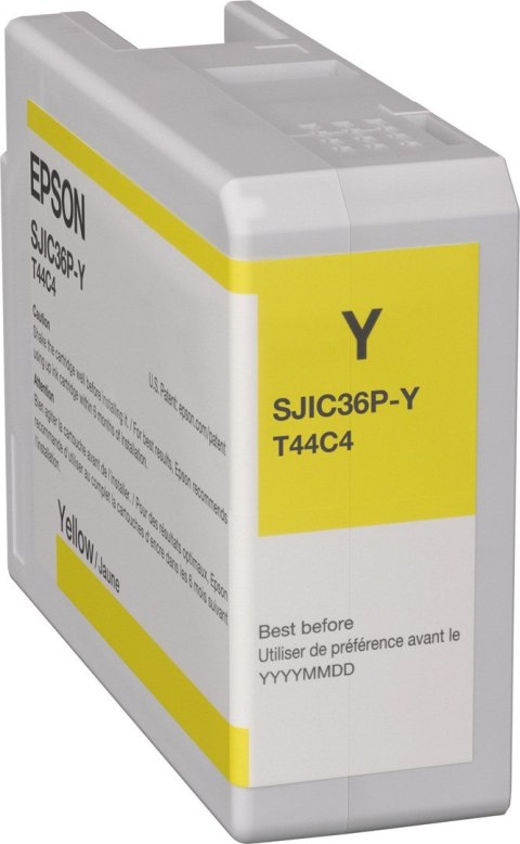 Nabój z tuszem Żółty Epson SJIC36P(Y)