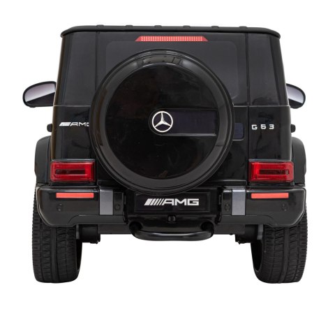 Mercedes AMG G63 dla dzieci Czarny + Pilot + MP3 LED + Wolny Start + EVA + Pasy